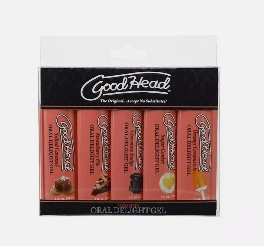 Set 5 buc Lubrifianti pe Baza de Apa, Aroma Desert, Diverse Sortimente, 5x30 ml