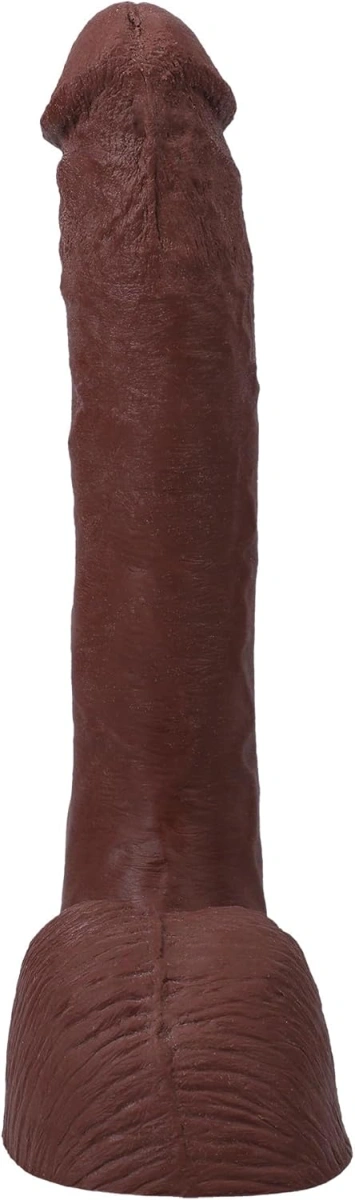 Dildo Realist Pressure, Ultraskyn, Dual Density, Vac-U-Lock, Maro, 25.4 cm, Nr. 4, Erotic24.ro