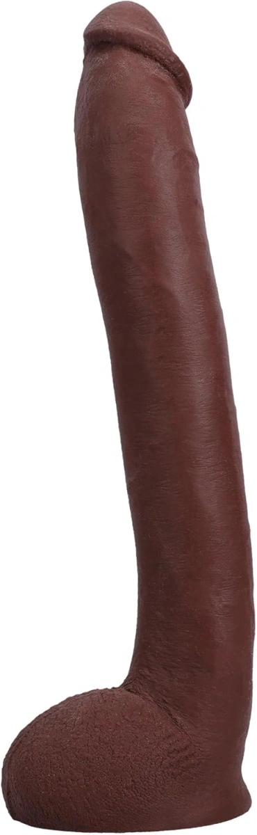 Dildo Realist Hollywood Cash, Ultraskyn, Dual Density, Vac-U-Lock, Maro, 29 cm, #2, Erotic24.ro