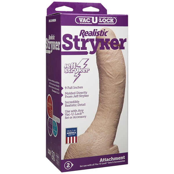 Dildo Realist Jeff Stryker, FirmSkyn, Natural, 24 cm, #3, Erotic24.ro