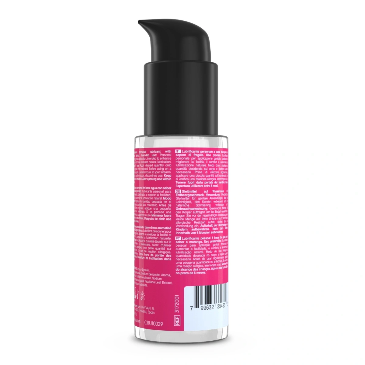 Lubrifiant Crushious pe Baza de Apa, Aroma Capsuni, 50 ml, #2, Erotic24.ro