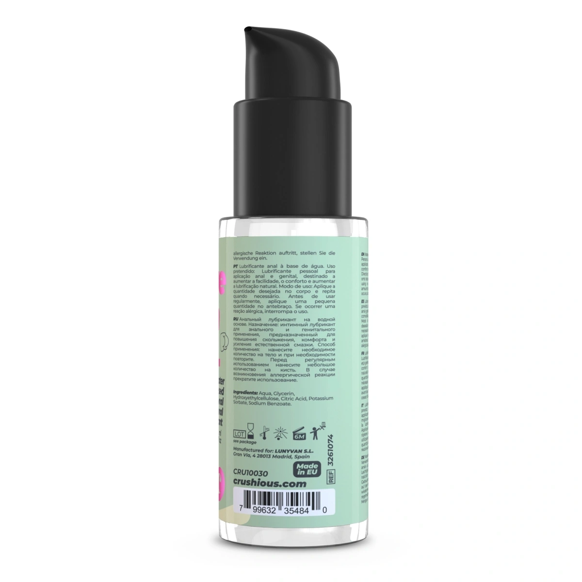 Lubrifiant Anal Crushious pe Baza de Apa, 50 ml, Nr. 2, Erotic24.ro