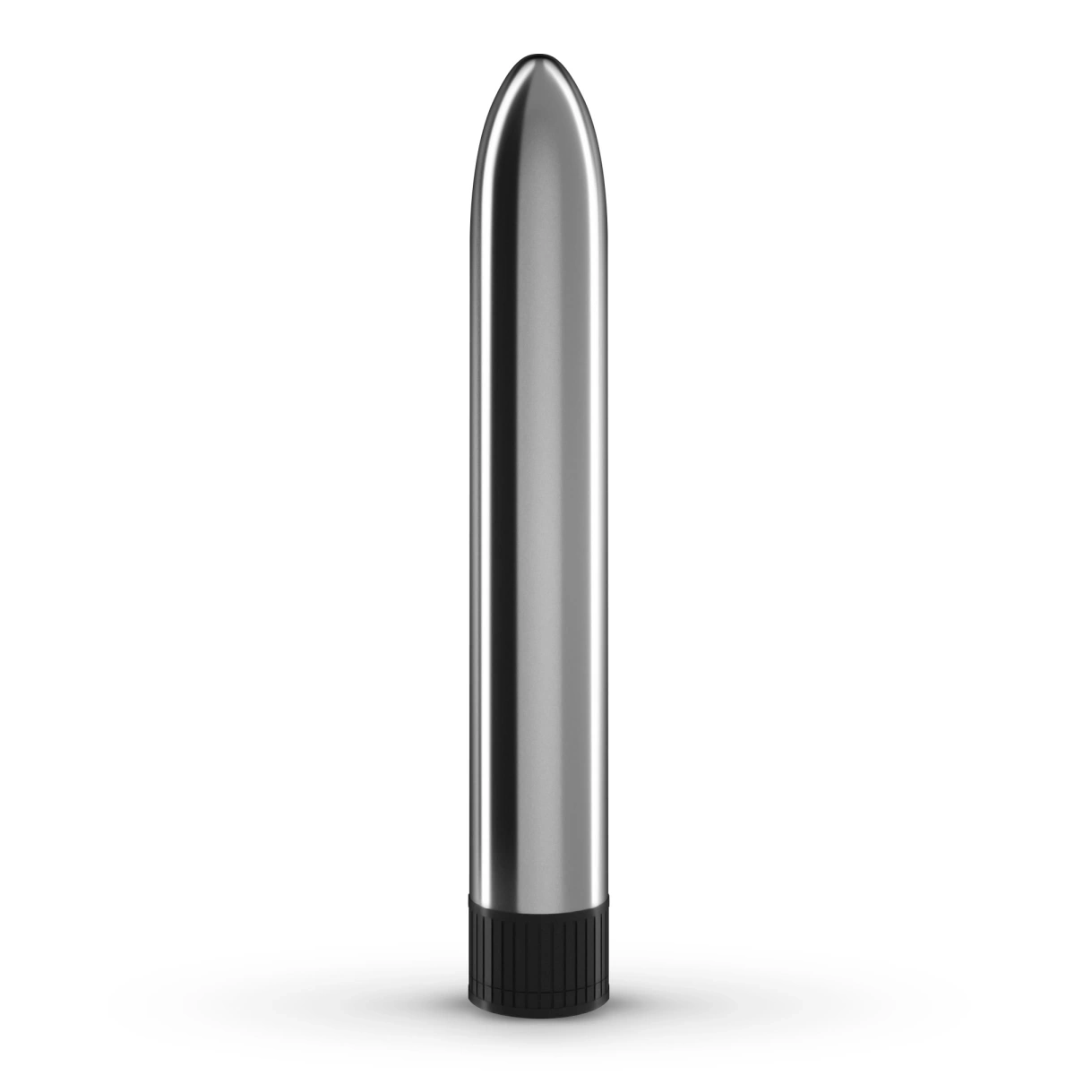 Vibrator Crushious Multispeed Classiv Vibe, Argintiu, 17.5 cm, Nr. 1, Erotic24.ro