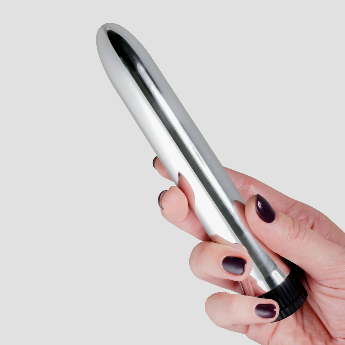 Vibrator Crushious Multispeed Classiv Vibe, Argintiu, 17.5 cm, Nr. 4, Erotic24.ro