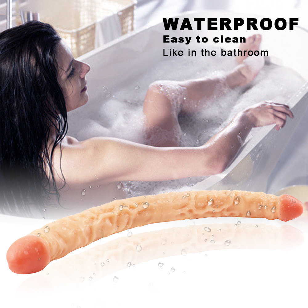 Dildo Realist Dublu Marya 40 cm Natural Guilty Toys, Nr. 2, Erotic24.ro