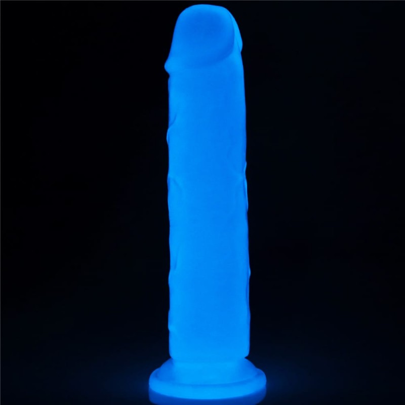 Dildo Realist Lumino Play Glow in the Dark 22 cm, Nr. 5, Erotic24.ro