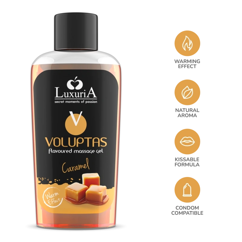 Ulei de Masaj Edible Stimulating Caramel 100 ml, Nr. 3, Erotic24.ro