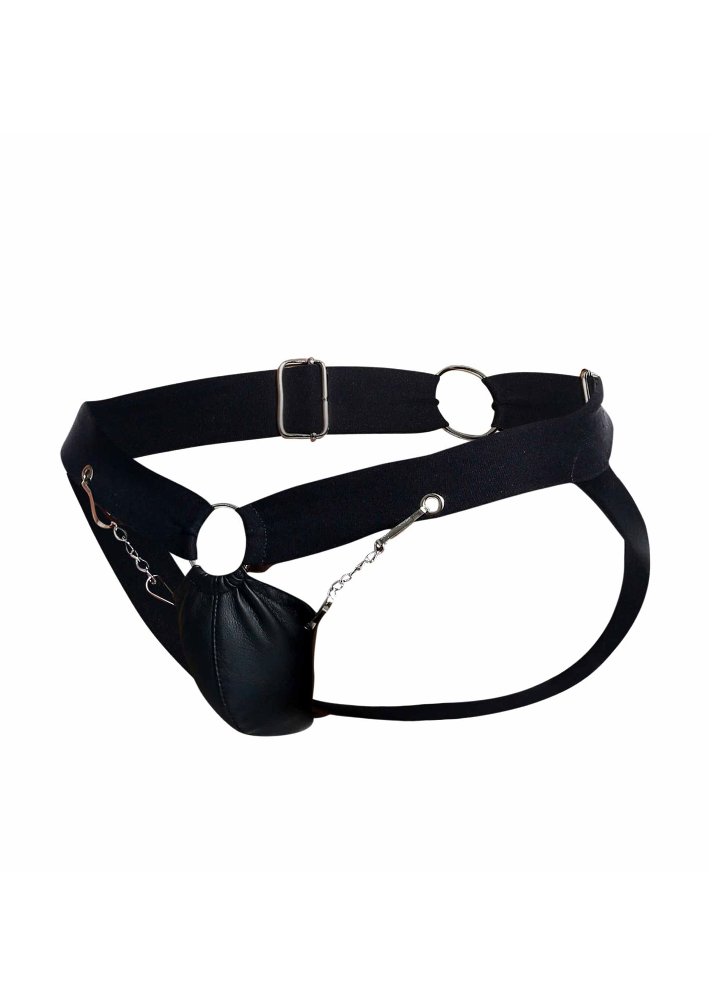 Bikini Dngeon Chain Jockstrap Black OS, #7, Erotic24.ro