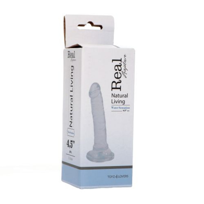 Dildo Real Rapture Clear Sensation Small cu Ventuza 13 cm, #4, Erotic24.ro
