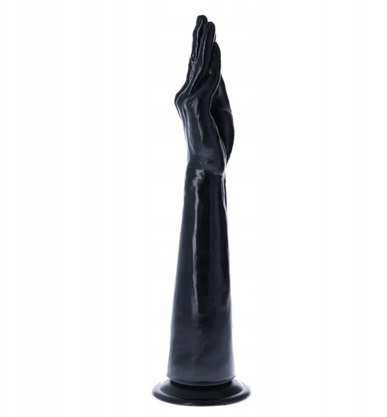 Dildo Anal Fisting Benamera cu Ventuza, PVC, Negru, 40 cm, #3, Erotic24.ro