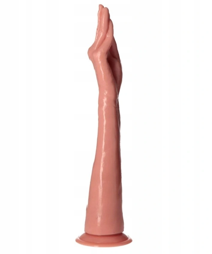 Dildo Anal Fisting Benamera cu Ventuza, PVC, Natural, 40 cm, #3, Erotic24.ro