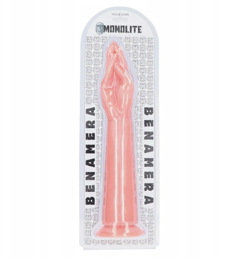 Dildo Anal Fisting Benamera cu Ventuza, PVC, Natural, 40 cm, #7, Erotic24.ro