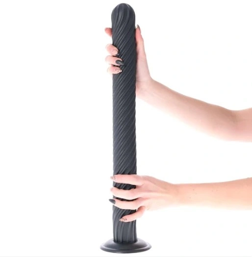 Dop Anal Gunung cu Ventuza, PVC, Negru, 51 cm, #2, Erotic24.ro