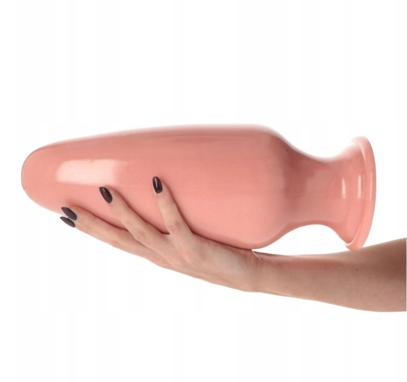 Dop Anal Uluru cu Ventuza, PVC, Natural, 32 cm, #3, Erotic24.ro