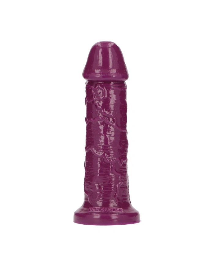 Dildo Realist Parfumat Max, Aroma Mure, PVC, Mov, 25 cm, #2, Erotic24.ro