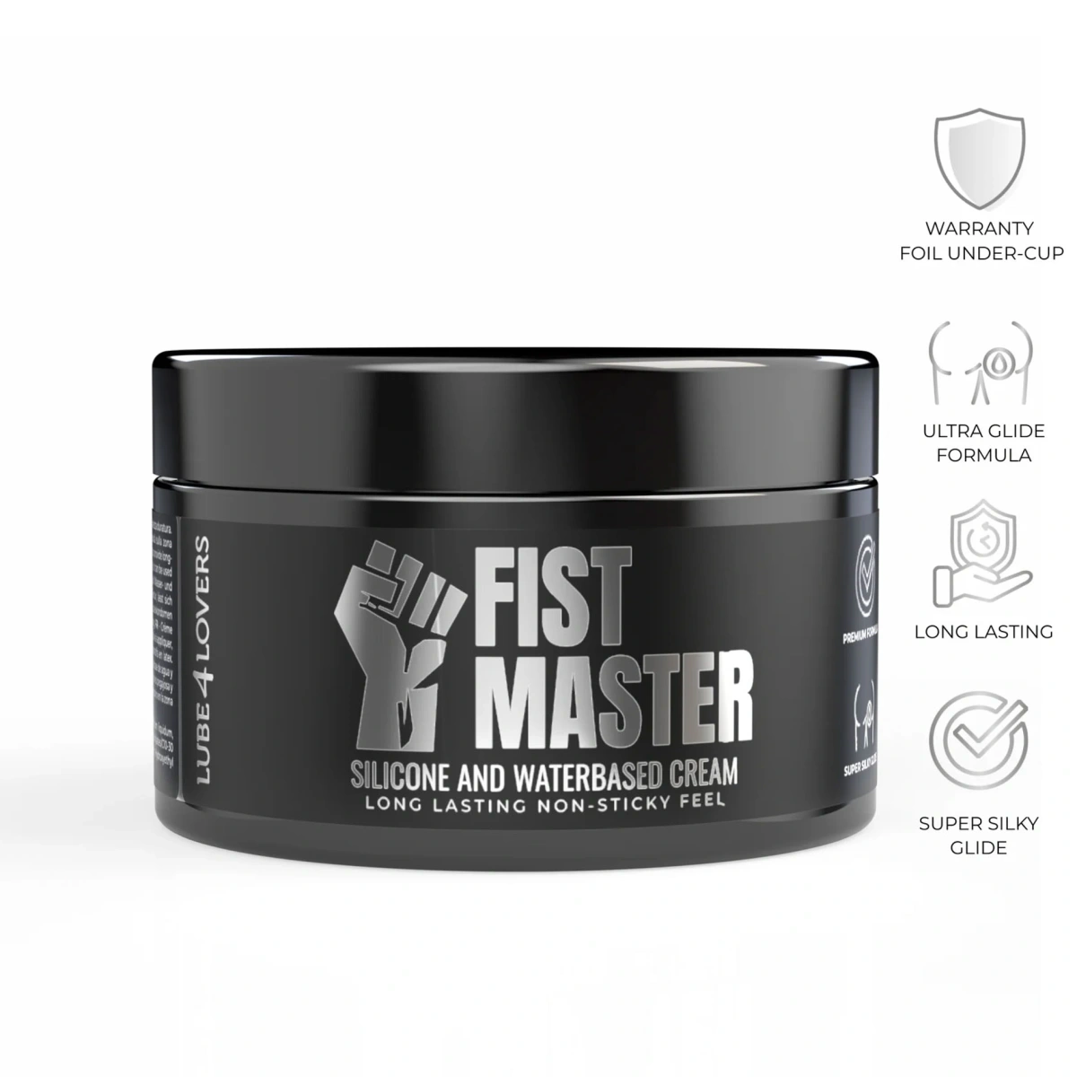 Lubrifiant Anal Fist Master Hibrid pe Baza de Silicon si Apa, 250 ml, #2, Erotic24.ro
