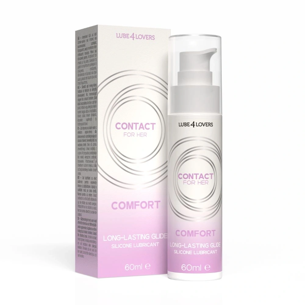 Lubrifiant Comfort pe Baza de Silicon, Long Lasting Glide, 60 ml, #1, Erotic24.ro