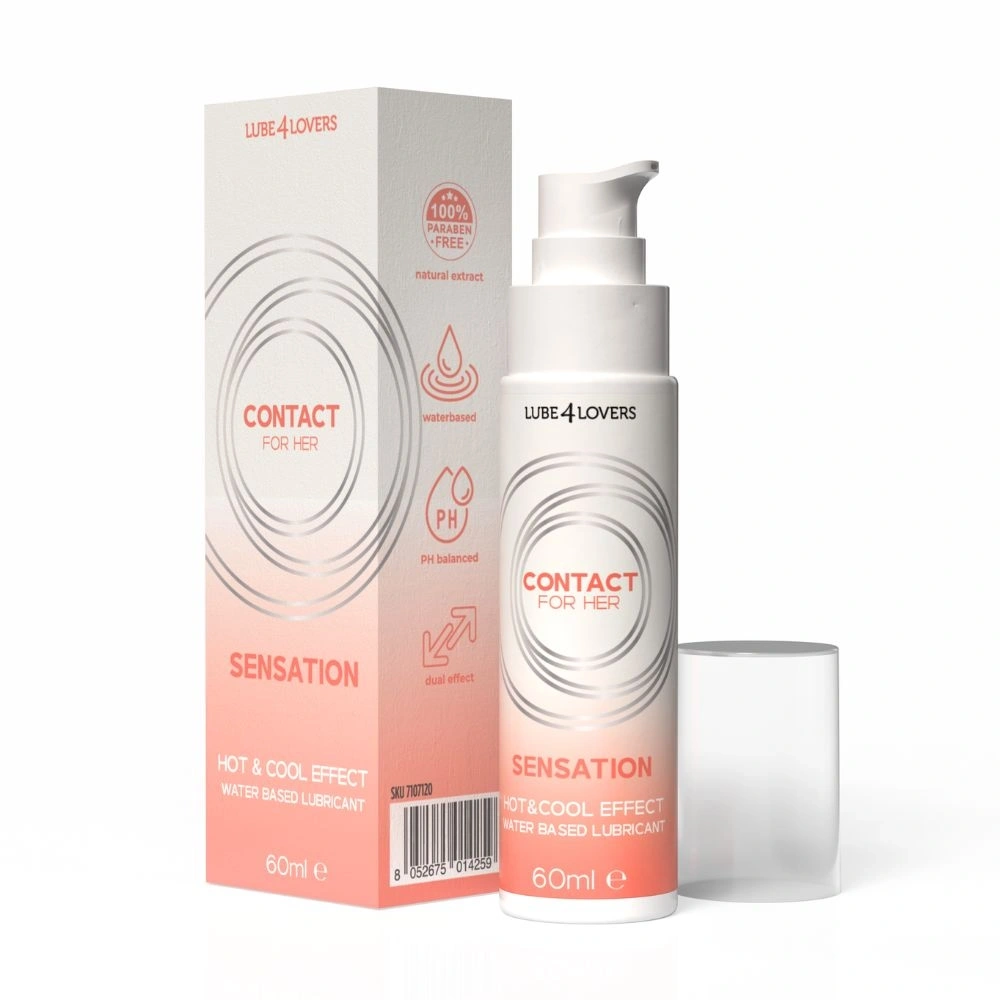 Lubrifiant Sensation Efect de Incalzire si Racire pe Baza de Apa, 60 ml, #2, Erotic24.ro