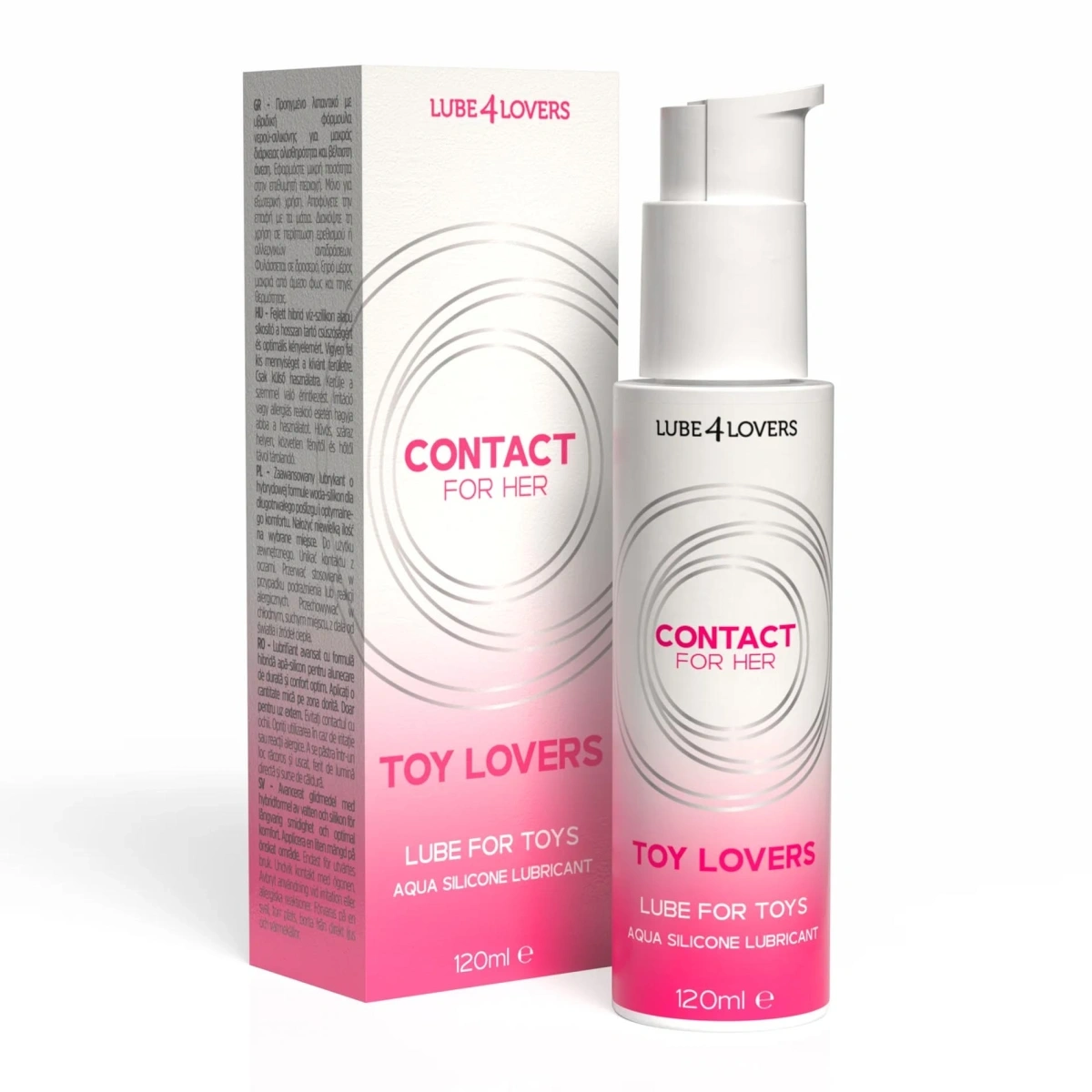 Lubrifiant Toy Lovers Hibrid pentru Utilizarea cu Jucariile Sexuale, 120 ml