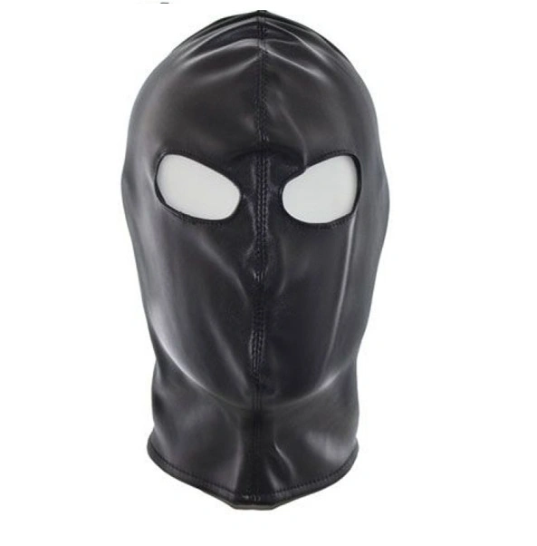 Masca Bondage cu Decupaje Ochi si Snur la Spate, Negru, Nr. 2, Erotic24.ro