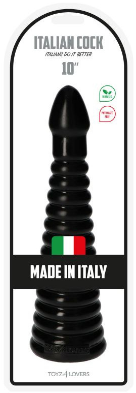 Dop anal piramida negru 26.5 cm, Nr. 4, Erotic24.ro