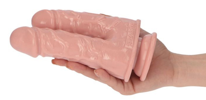 Dildo Dublu Italian Cock 18 cm, #3, Erotic24.ro