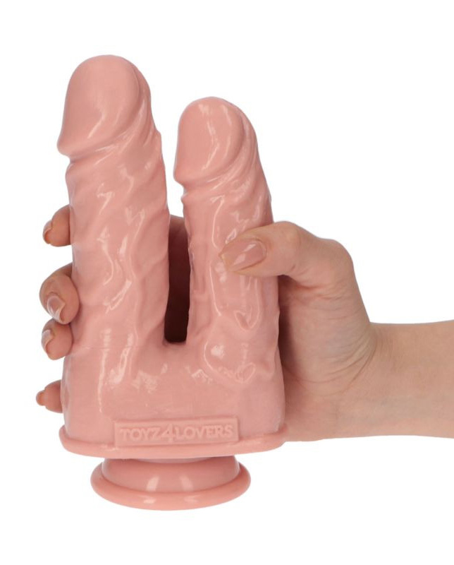 Dildo Dublu Italian Cock 18 cm, #2, Erotic24.ro