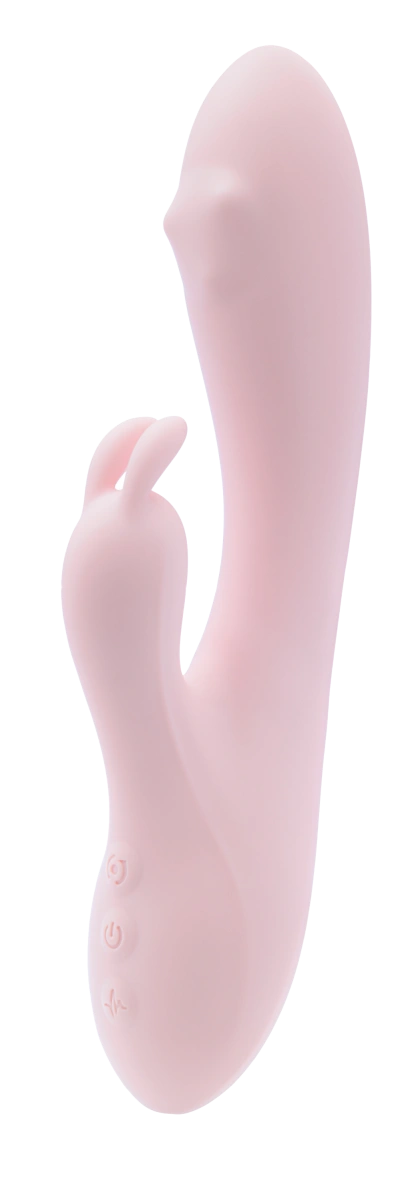 Vibrator Iepuras Fairy Flutter, 10 Moduri Vibratii, Silicon, USB, Roz, 19 .7 cm, #1, Erotic24.ro