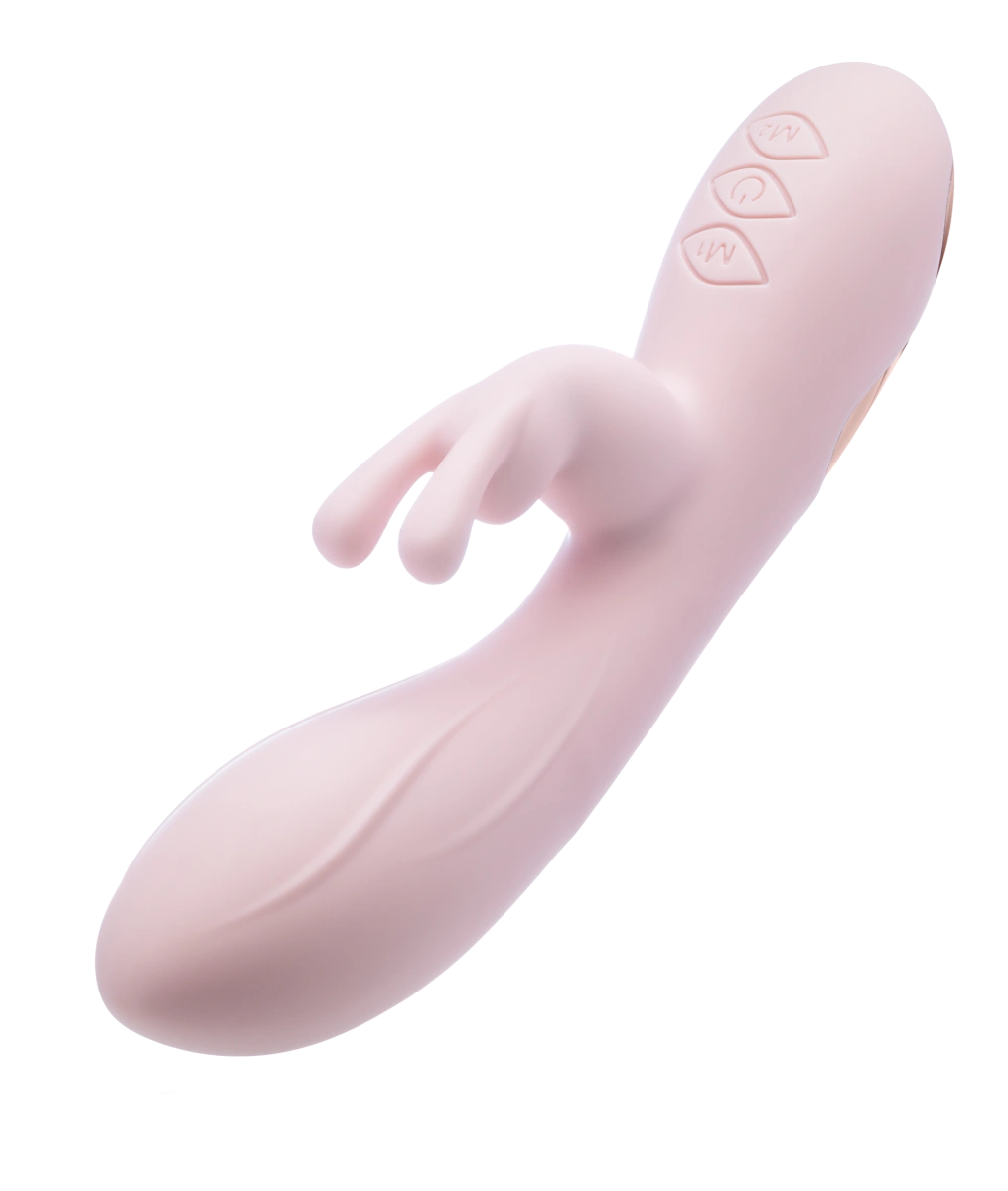 Vibrator Iepuras Morgan, 10 Moduri Vibratii, Silicon, USB, Roz, 19.7 cm, Nr. 4, Erotic24.ro