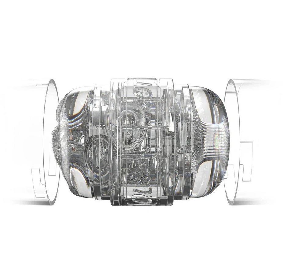 Masturbator Fleshlight Quickshot Autumn Falls, Pussy&Butt, Transparent, Nr. 2, Erotic24.ro