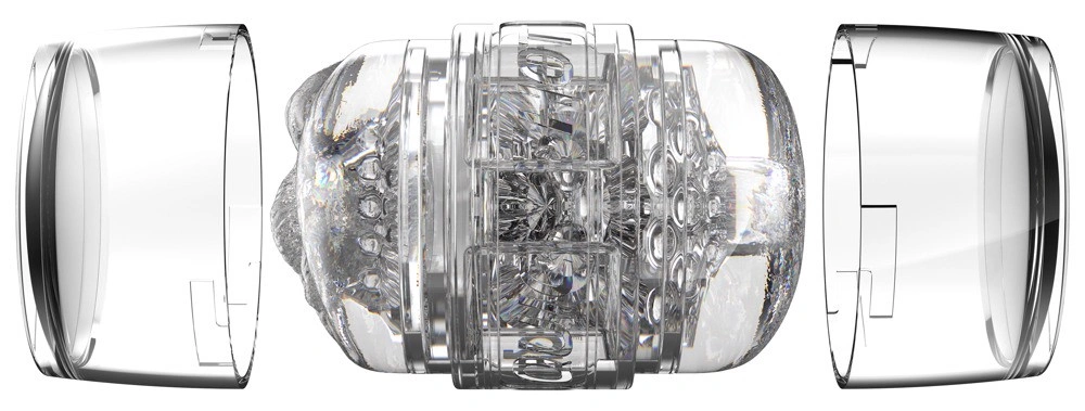 Masturbator Fleshlight Quickshot Stoya, Pussy&Butt, Transparent, Nr. 2, Erotic24.ro