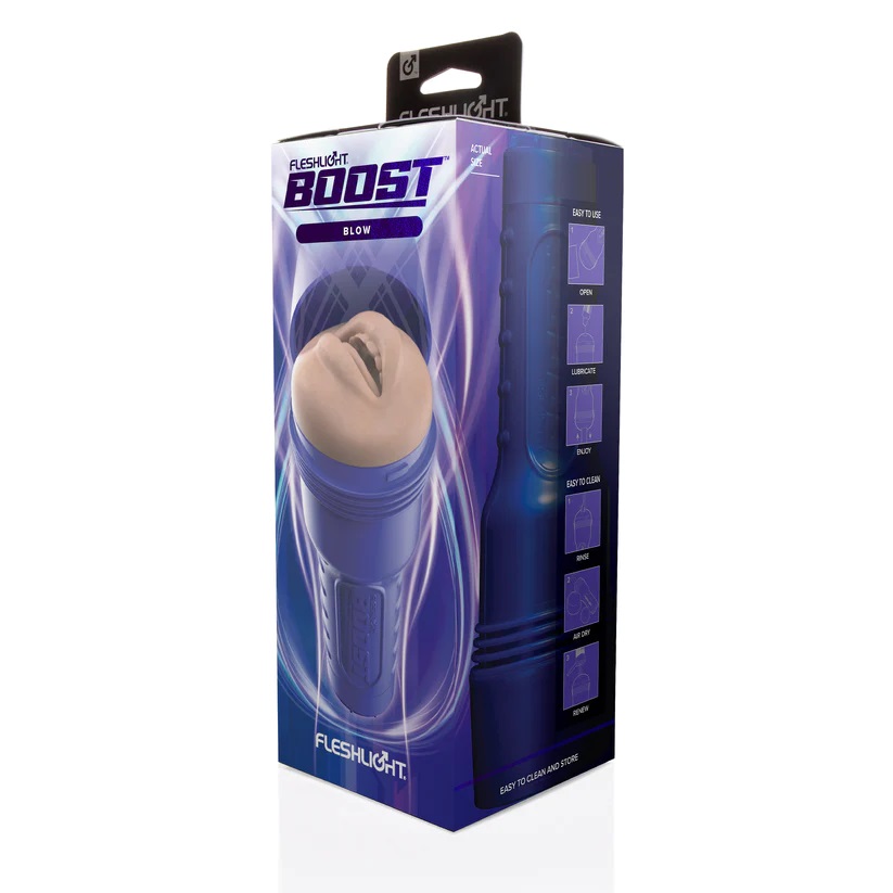 Masturbator Realist Fleshlight Boost Blow, Natural, #5, Erotic24.ro