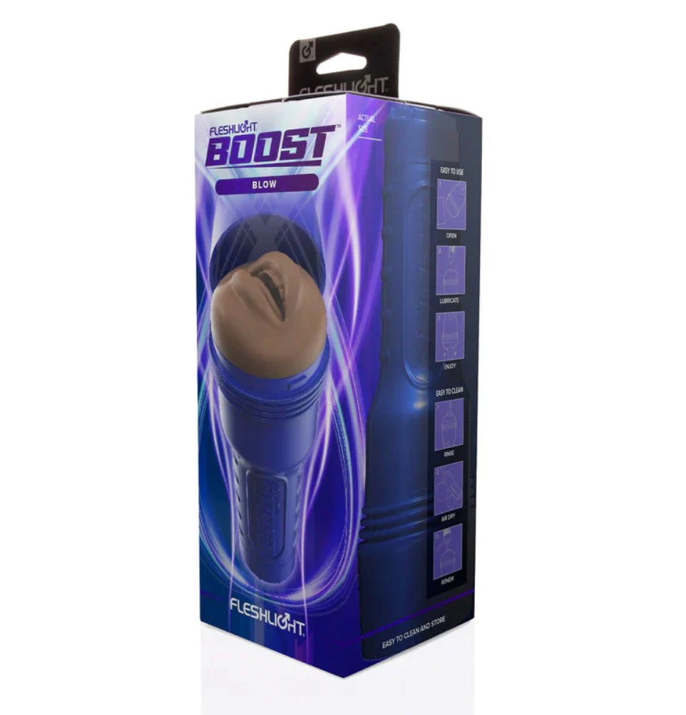 Masturbator Realist Fleshlight Boost Blow, Maro, Nr. 7, Erotic24.ro