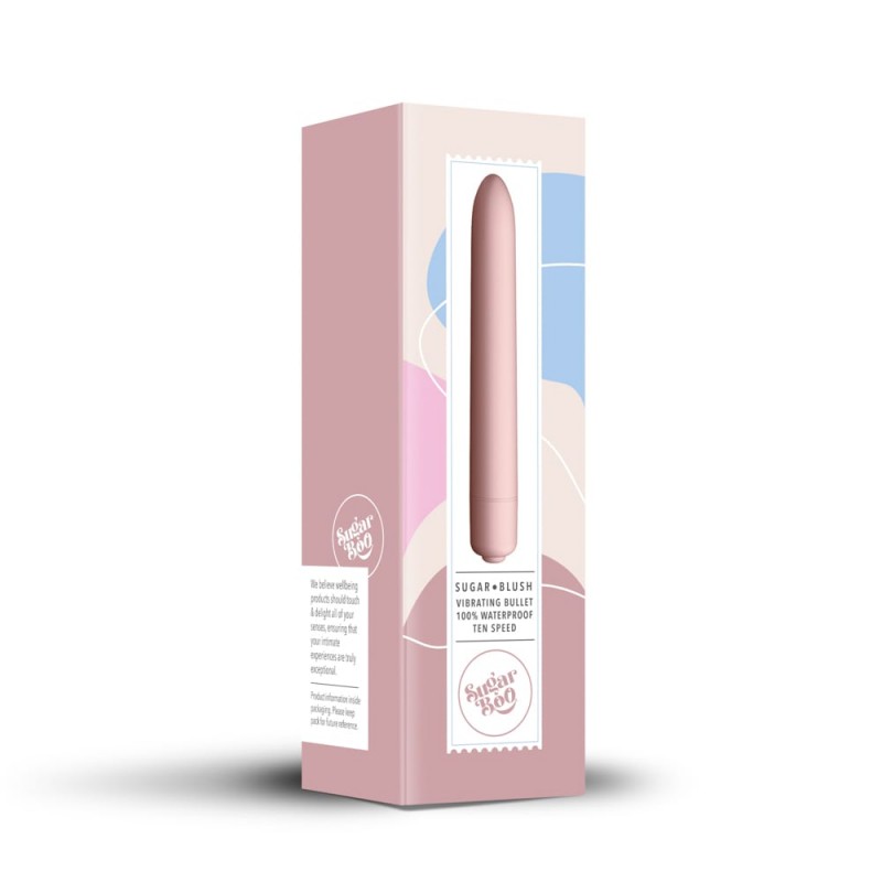 Glont Vibrator SugarBoo 10 Moduri Vibratii Sugar Blush, Nr. 3, Erotic24.ro