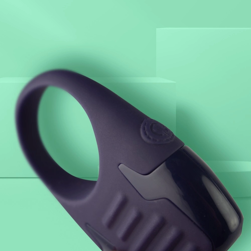 Set Love Me Vibrator si Inel, 10 Moduri Vibratii, Silicon, USB, Rosu/Negru, #3, Erotic24.ro