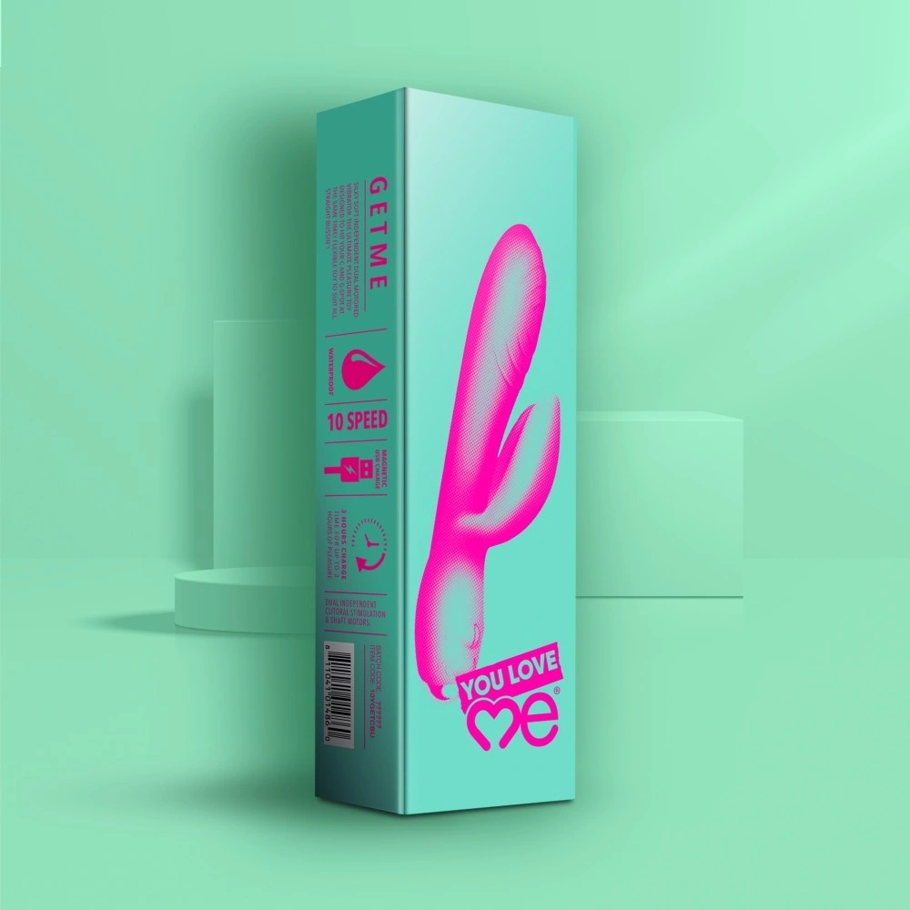 Vibrator Get Me 10 Moduri Vibratii, Silicon, USB, Mov, 18.3 cm, #6, Erotic24.ro