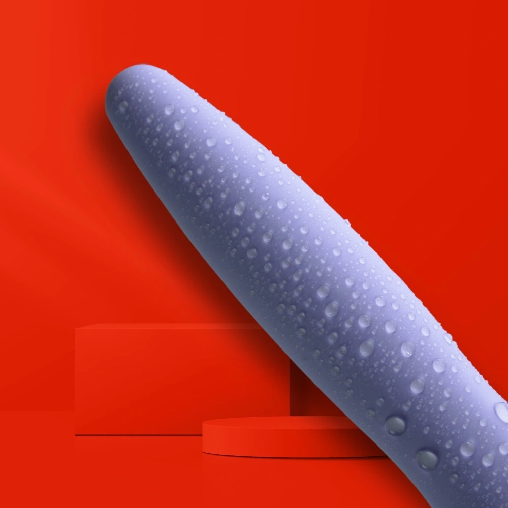 Vibrator Tempt Me, Glont Detasabil, 7 Moduri Vibratii, Silicon, Lila, 13 cm, #4, Erotic24.ro