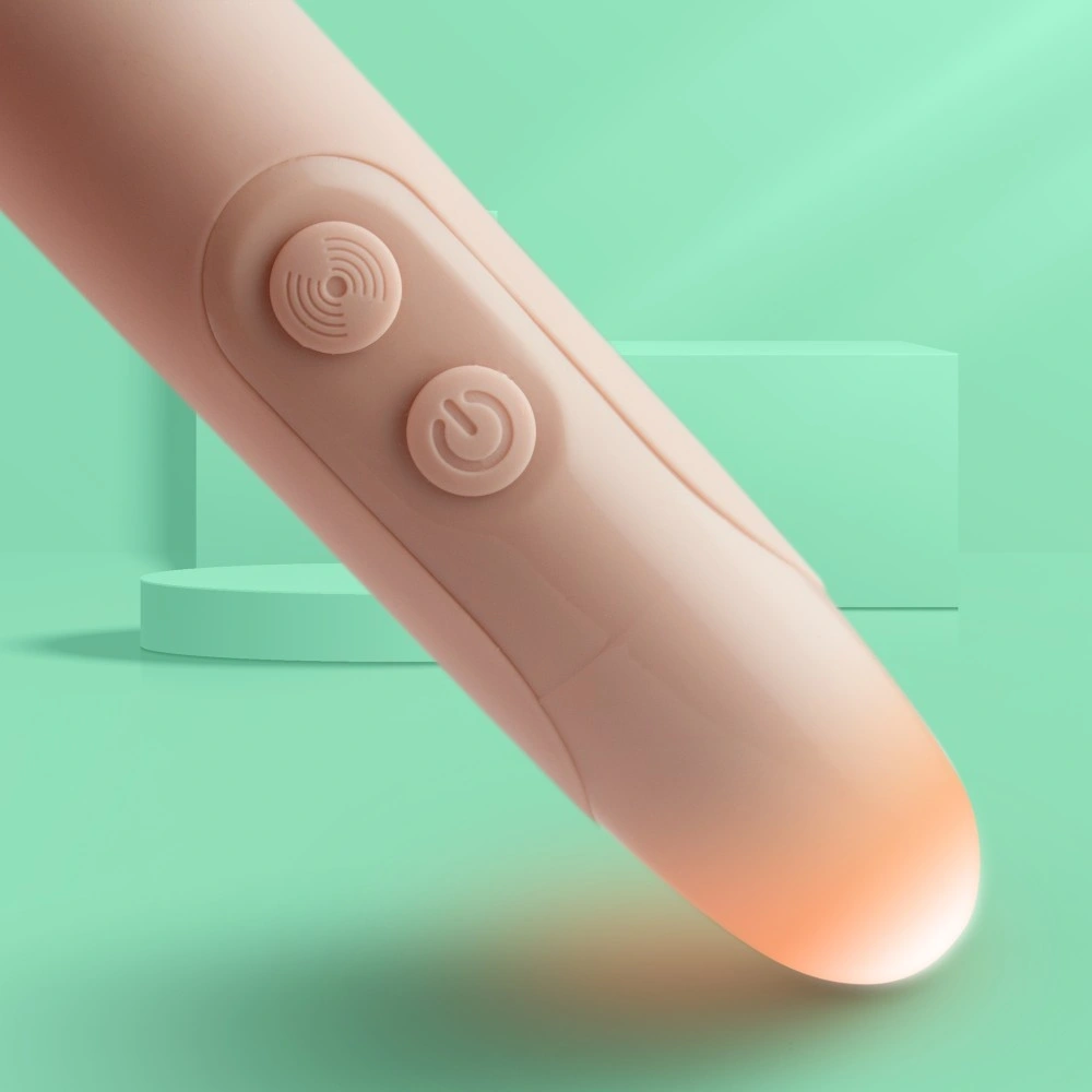 Vibrator Wand Take Me, 10 Moduri Vibratii, Silicon, Bej, 22.9 cm, Nr. 5, Erotic24.ro