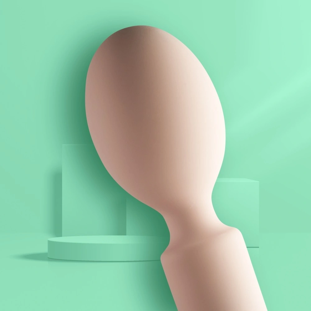 Vibrator Wand Take Me, 10 Moduri Vibratii, Silicon, Bej, 22.9 cm, Nr. 2, Erotic24.ro