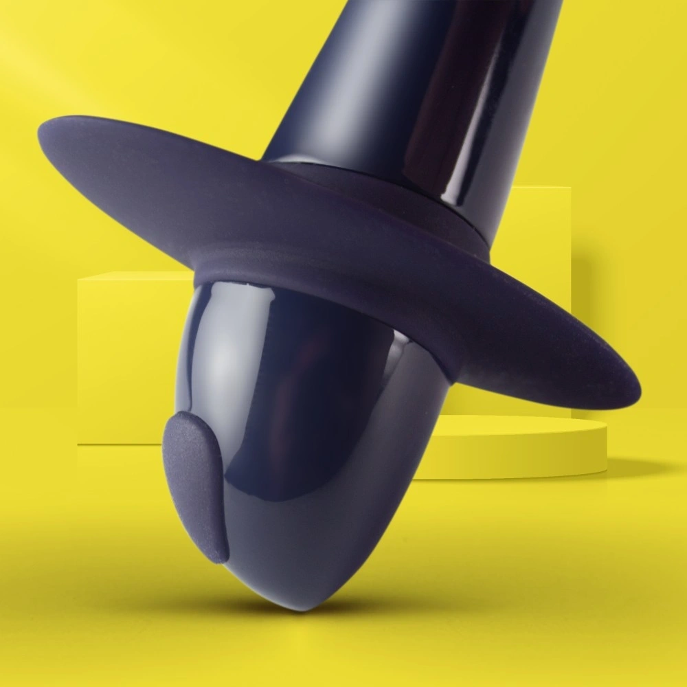 Vibrator Anal Thrill Me, 10 Moduri Vibratii, ABS, Silicon, Negru, 11 cm, #4, Erotic24.ro