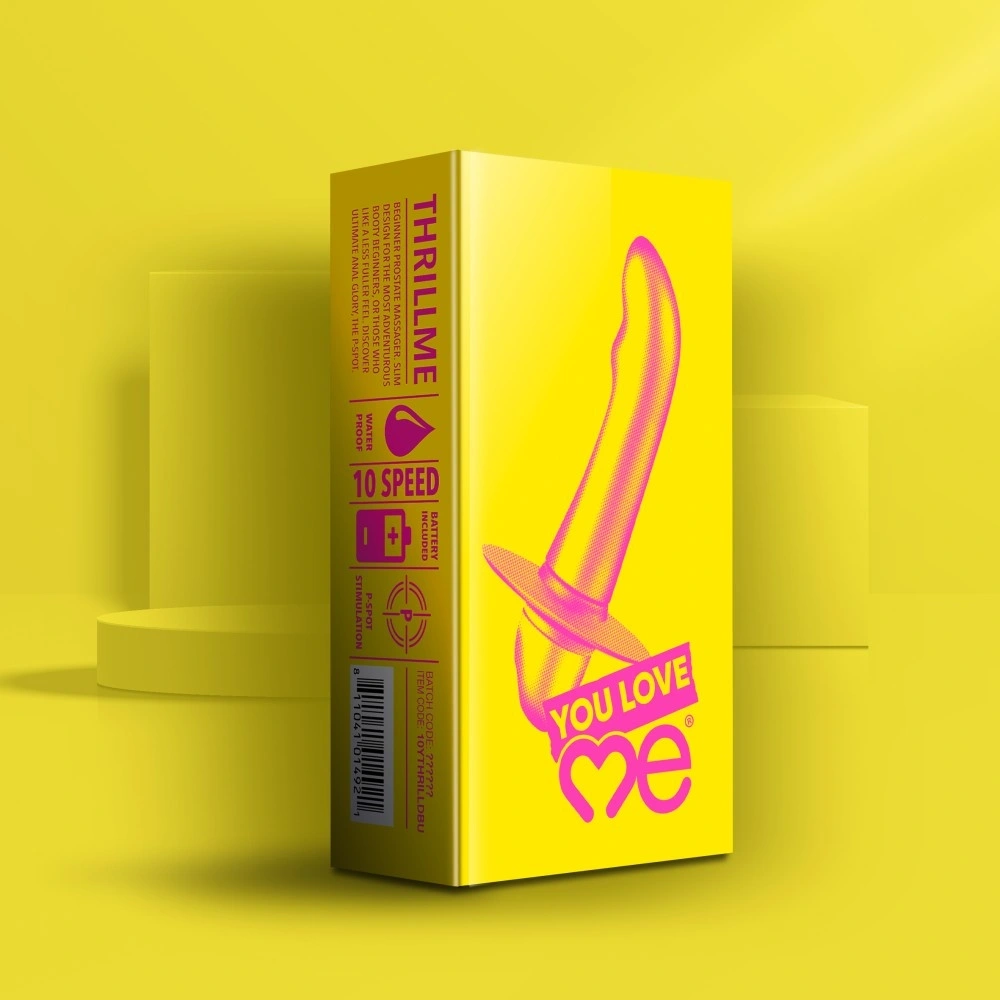 Vibrator Anal Thrill Me, 10 Moduri Vibratii, ABS, Silicon, Negru, 11 cm, #7, Erotic24.ro