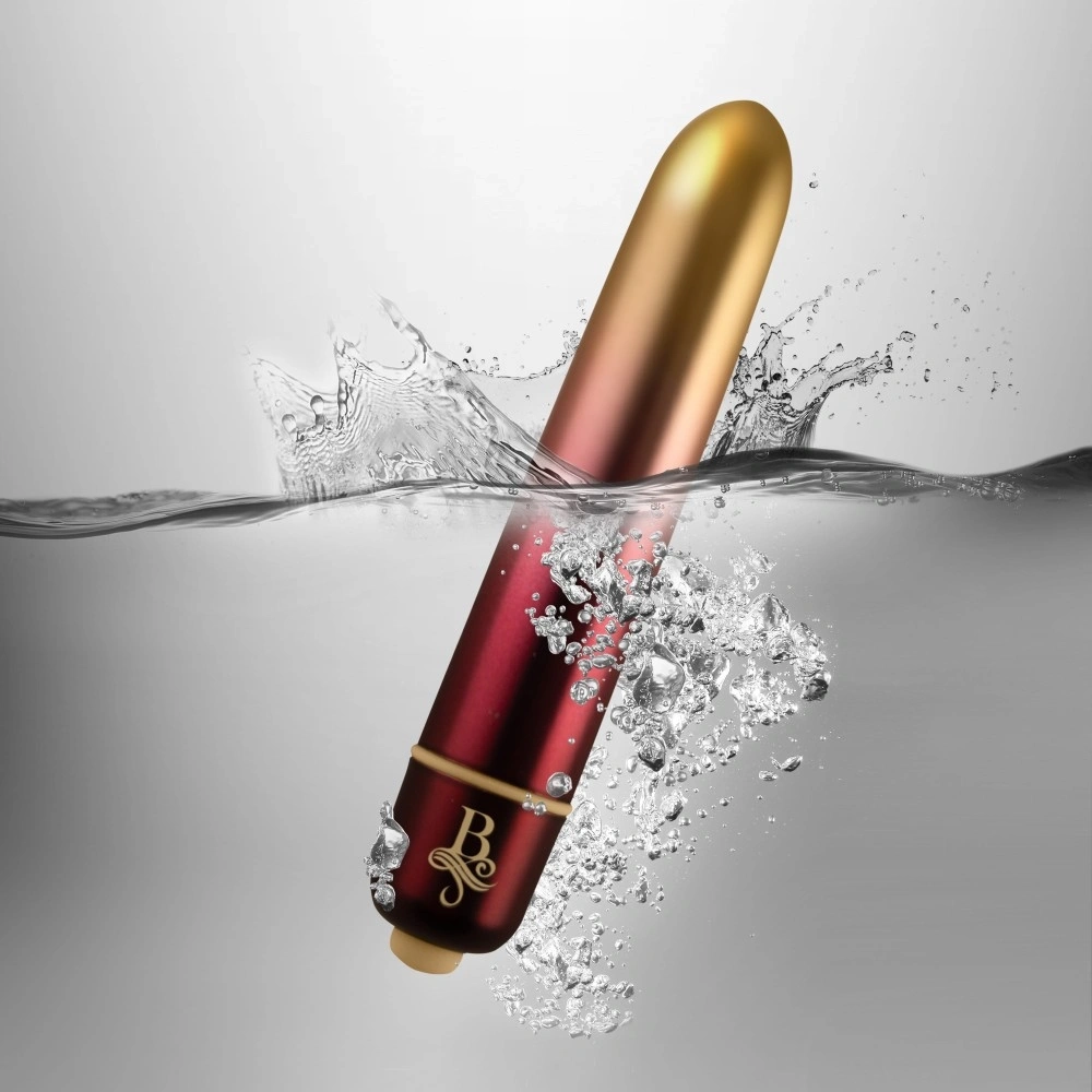 Vibrator Glont Boudoir Debutante, 10 Moduri Vibratii, Auriu, 9 cm, #3, Erotic24.ro