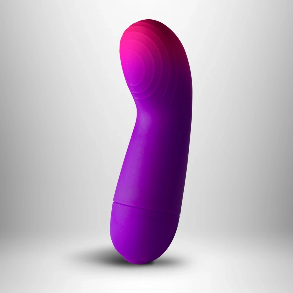 Vibrator Punctul G Glo-Girl, 10 Moduri Vibratii, ABS, Mov, 12 cm