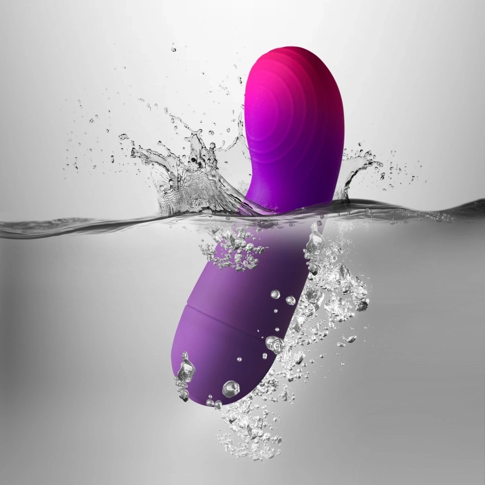 Vibrator Punctul G Glo-Girl, 10 Moduri Vibratii, ABS, Mov, 12 cm, #4, Erotic24.ro