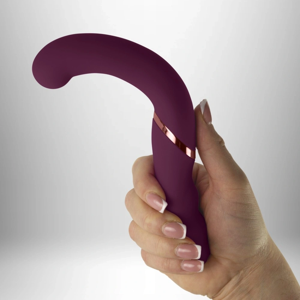 Vibrator Gemini Dubla Stimulare, Flexibil, 10 Moduri Vibratii, Silicon, USB, 19.2 cm, Nr. 4, Erotic24.ro