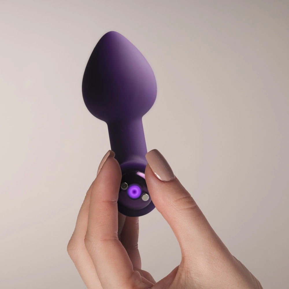Vibrator Anal NOVA Astryx 16 Moduri Vibratii, Silicon, USB Magnetic, Mov, 9.5 cm, #5, Erotic24.ro