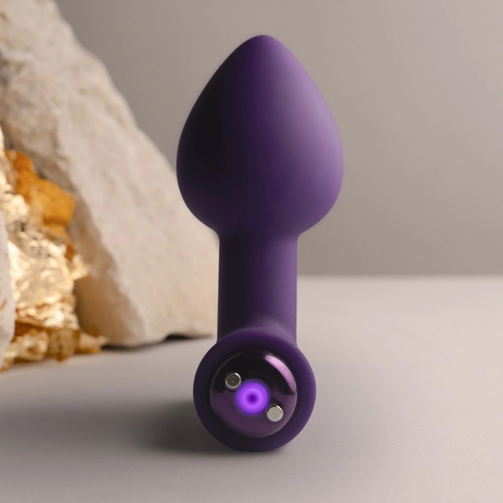 Vibrator Anal NOVA Astryx 16 Moduri Vibratii, Silicon, USB Magnetic, Mov, 9.5 cm, #3, Erotic24.ro