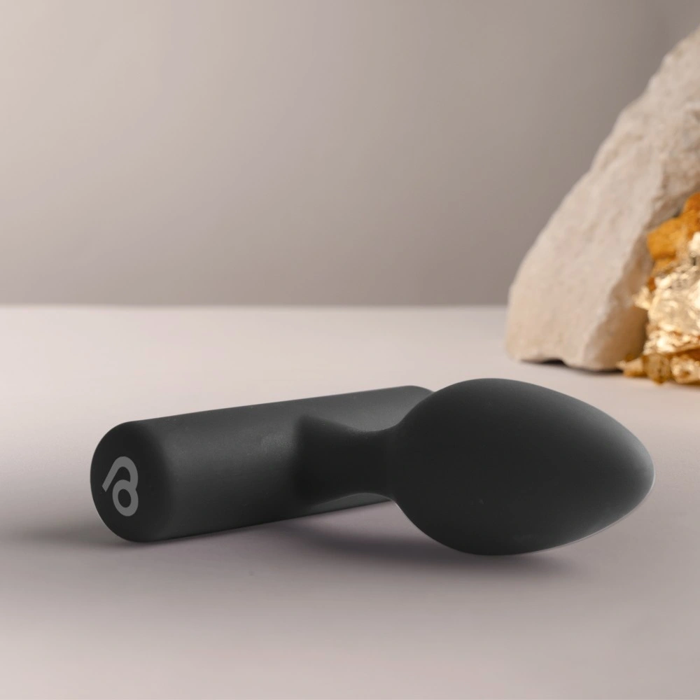 Vibrator Anal NOVA Solaris16 Moduri Vibratii, Silicon, USB Magnetic, Negru, 10 cm, #4, Erotic24.ro