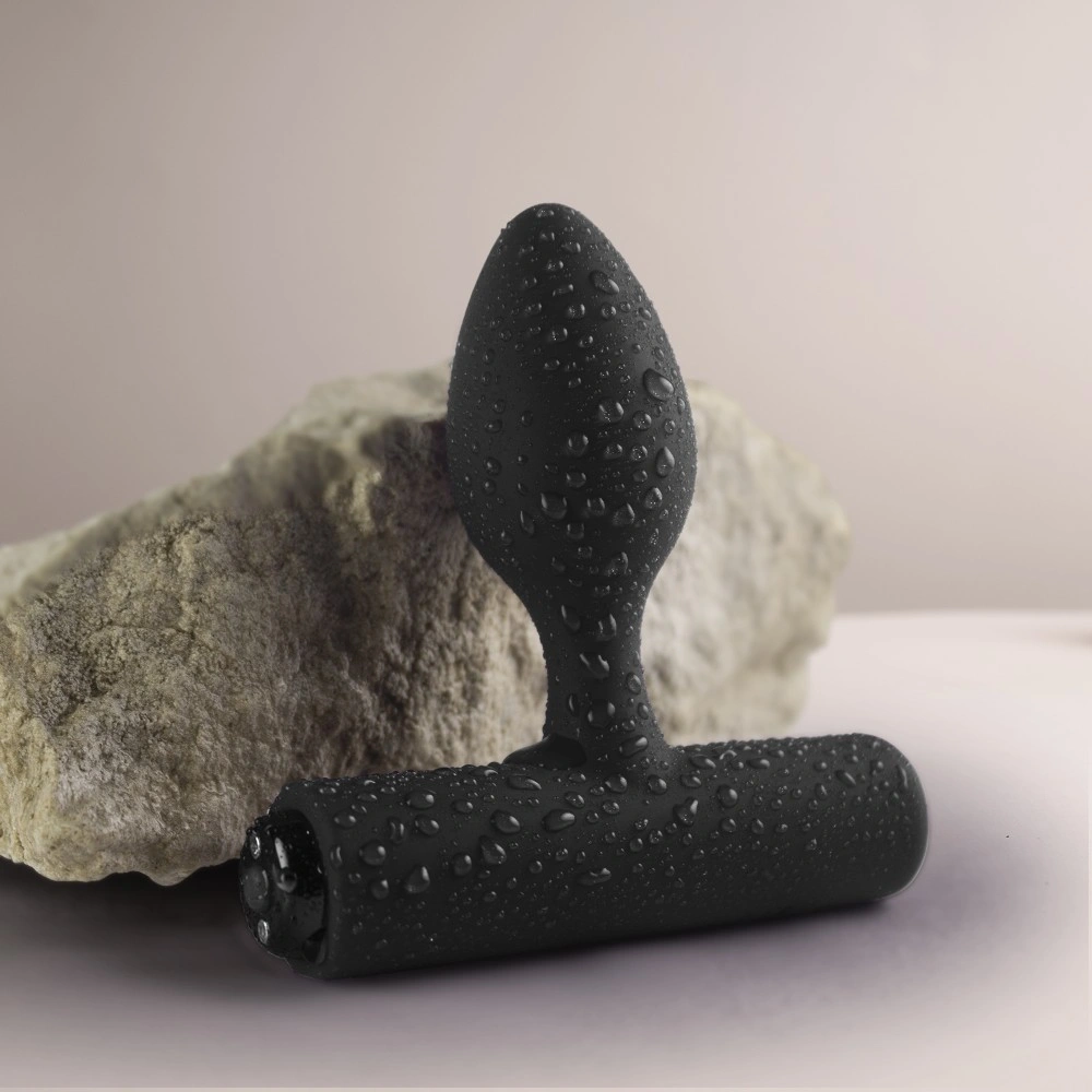 Vibrator Anal NOVA Solaris16 Moduri Vibratii, Silicon, USB Magnetic, Negru, 10 cm, #2, Erotic24.ro