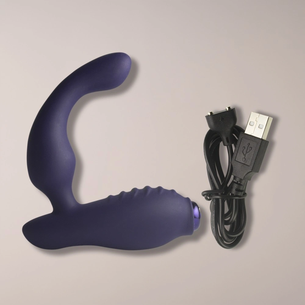 Stimulator Anal Sovereign NOVA, 16 Moduri Vibratii, Silicon, USB Magnetic, Albastru Inchis, 11 cm, #2, Erotic24.ro